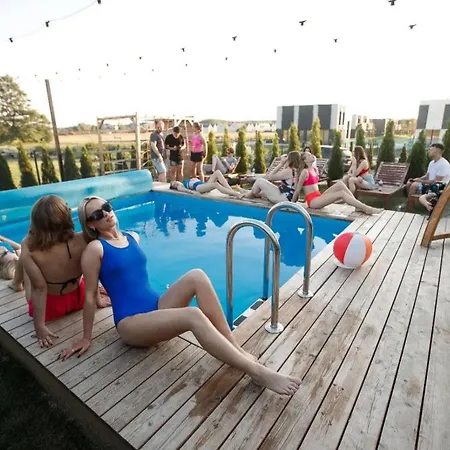 Namas Su Privaciu Baseinu, Sauna Ir Kubilu!