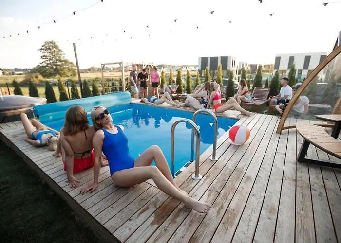 Namas Su Privaciu Baseinu, Sauna Ir Kubilu!